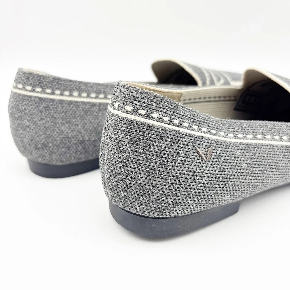 NWB Vivaia Sierra Slip On Washable Loafers in Gray Size 40 - Picture 11 of 16